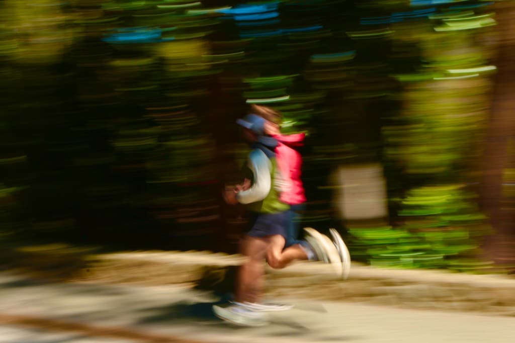 Motion blur runner